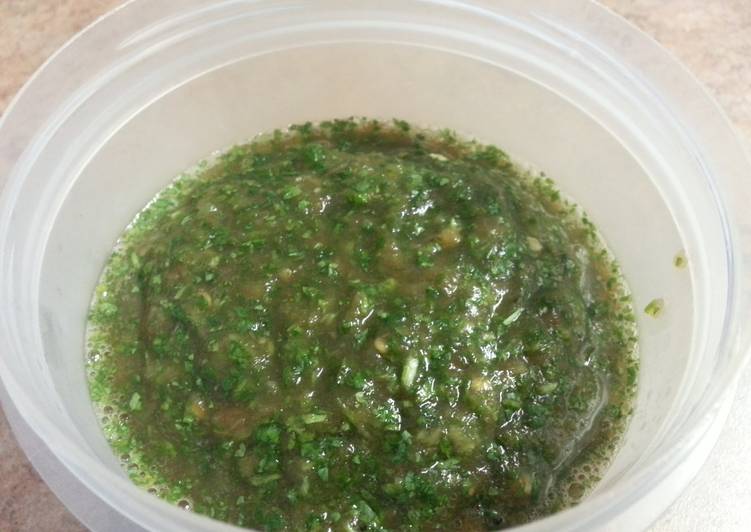 Recipe of Award-winning Salsa Verde/ Green Salsa