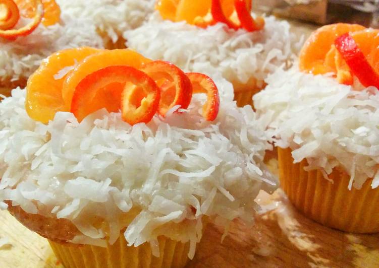 Simple Way to Cook Speedy Tangerine dream cupcakes