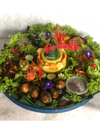 Cara Mudah Membuat Resep 326. Menghias Tumpeng Sederhana yang Lezat Anti Ribet, Mantap