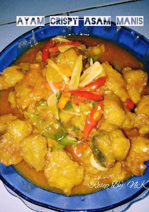 Foto resep Ayam Crispy Asam Manis