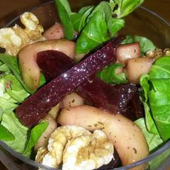 A picture of Sig's German Beetroot and Cucumber Salad.