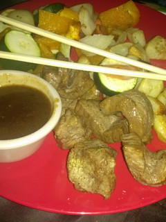 A picture of Beef Kebab.