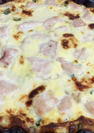 Una foto de Milhojas de papas y pollo🍗