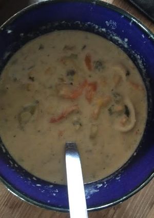 A picture of Seafood Chowder.
