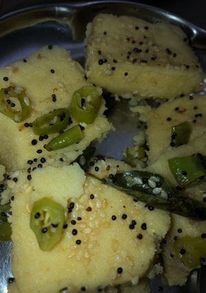 A picture of Instant dhokla.