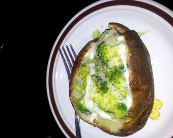 Unique Recipe broccoli two cheeses baked potato Delicious Nutritious