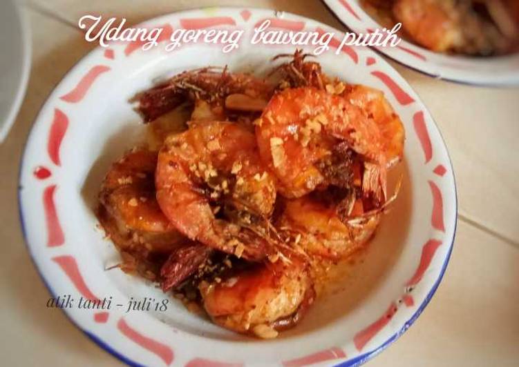 Resep Udang goreng bawang putih, Lezat
