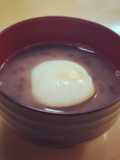 Simple Zenzai with Chunky Sweet Aduki Bean Paste