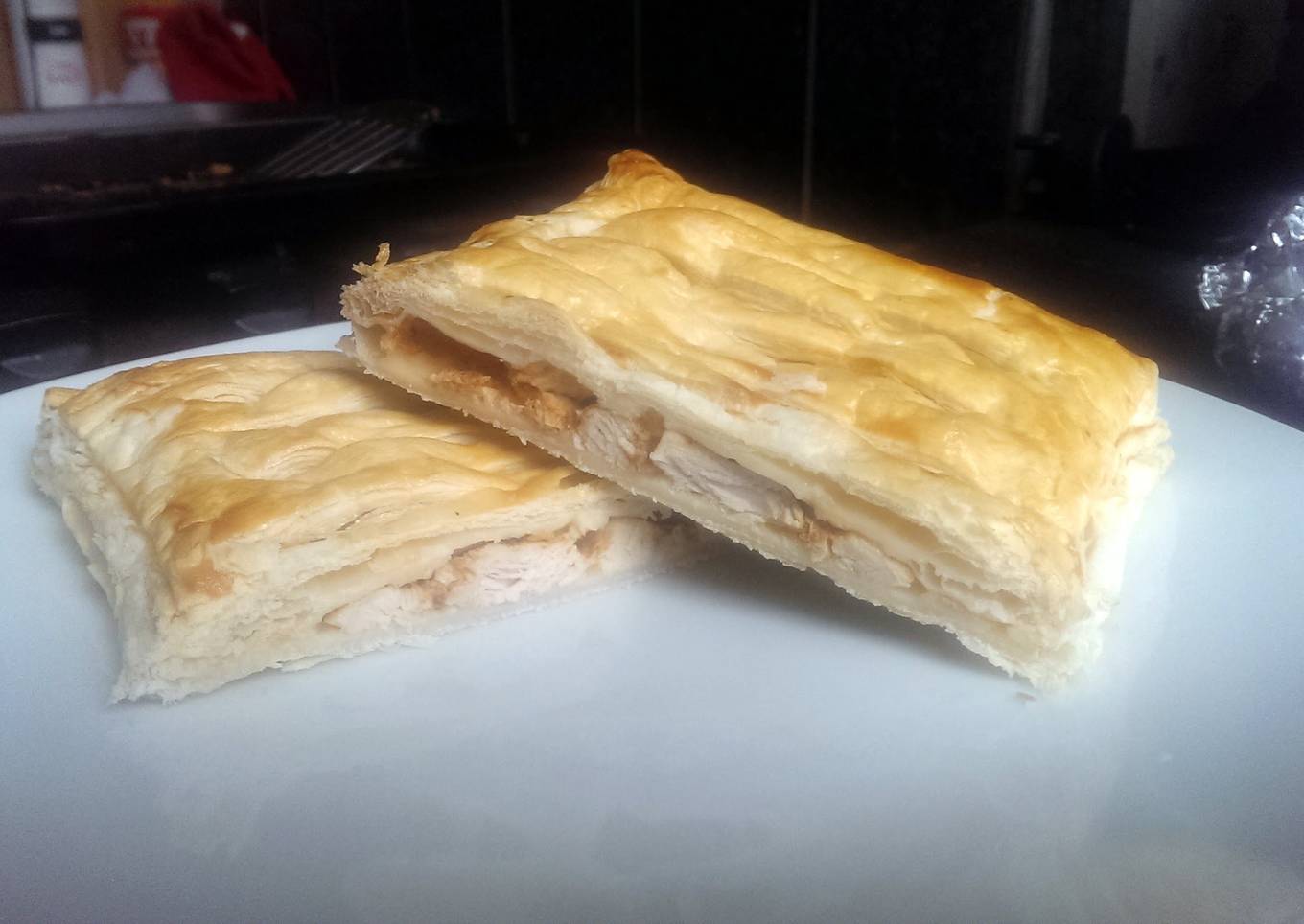 Steps to Prepare Award-winning Sophie's simple red Thai chicken pastry
slice