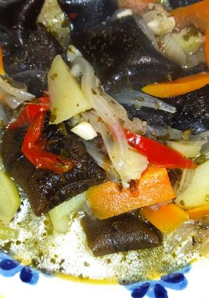 Una foto de Estofado de Cochayuyo 🍲