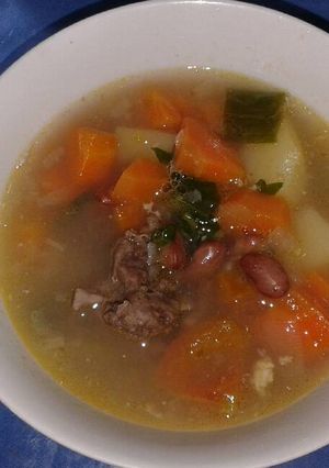 Foto resep Sop kacang merah + iga sapi