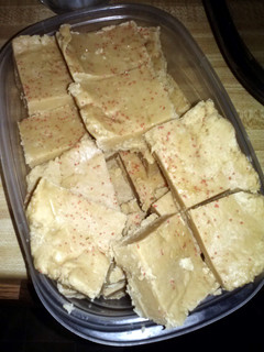 A picture of Griff's super easy peanut butter fudge.