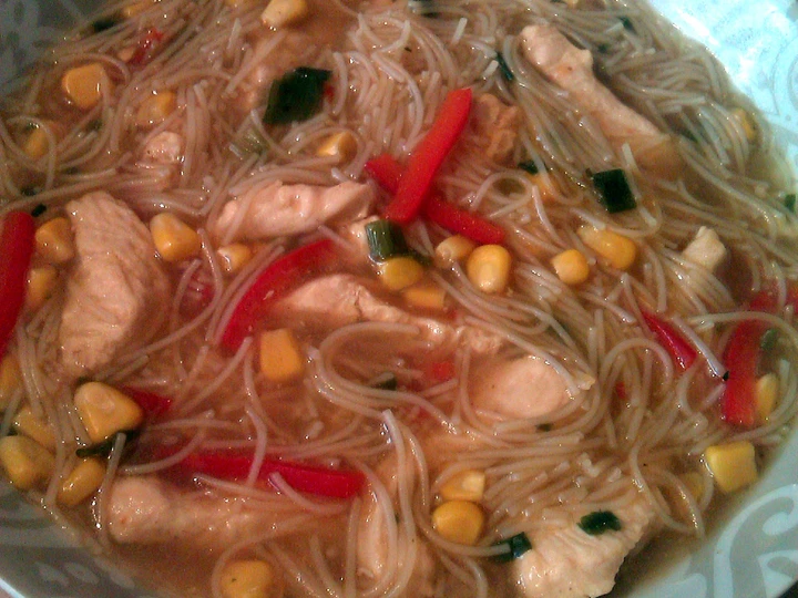 Easy Way Make Vickys Flu-Busting Chicken Noodle Soup, GF DF EF SF NF the Delicious Appealing