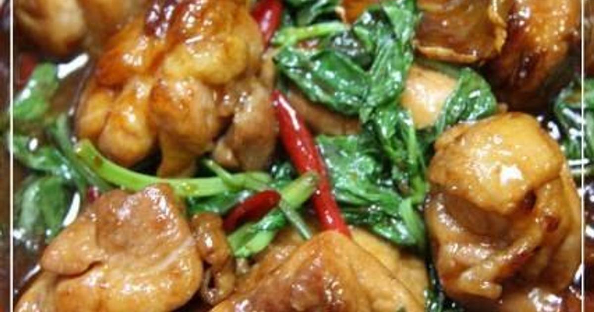 Taiwanese Sweet and Savoury Chicken Basil Hot Pot