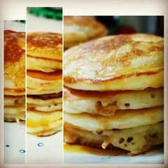 A picture of Fluffy pancakes.
