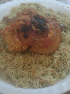 صورة لوصفة دجاجة محشية بالارز والخضار