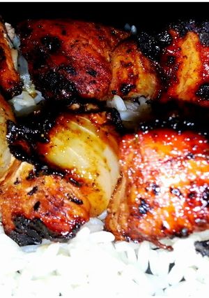 A picture of Mike's Negima Yakitori.