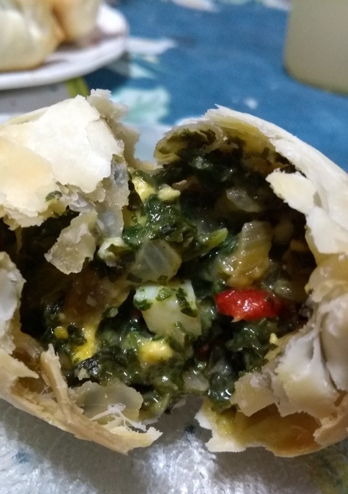 Una foto de Empanaditas rústicas de acelga para Cuaresma