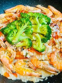 簡易版的海鮮燉飯 的食譜成品照片