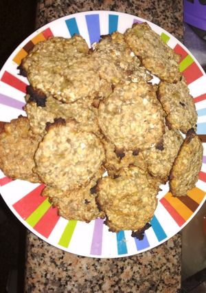 Una foto de Galletitas de avena, banana y chía