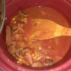 A picture of Mexican Soup.