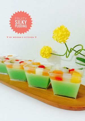 Foto resep Fruity Silky Pudding