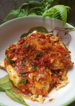 Foto resep Telur Ceplok Balado