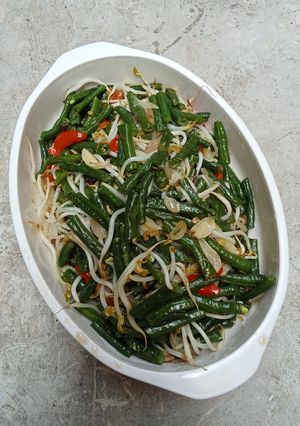 Foto resep Tumis Kacang Panjang tauge