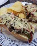 Sándwich Philly Cheesesteak