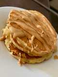 Pancakes de plátano y avena