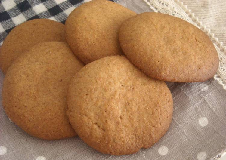 Steps to Prepare Super Quick Homemade Whole Wheat Macrobiotic Cookies