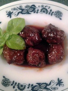A picture of Sweet and Spicy Meatballs.