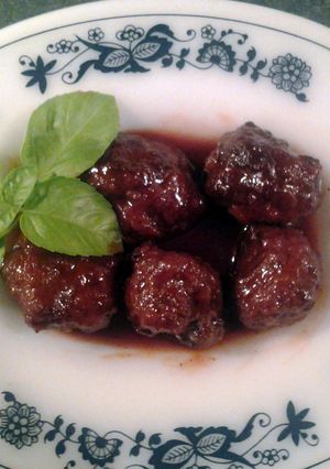 A picture of Sweet and Spicy Meatballs.