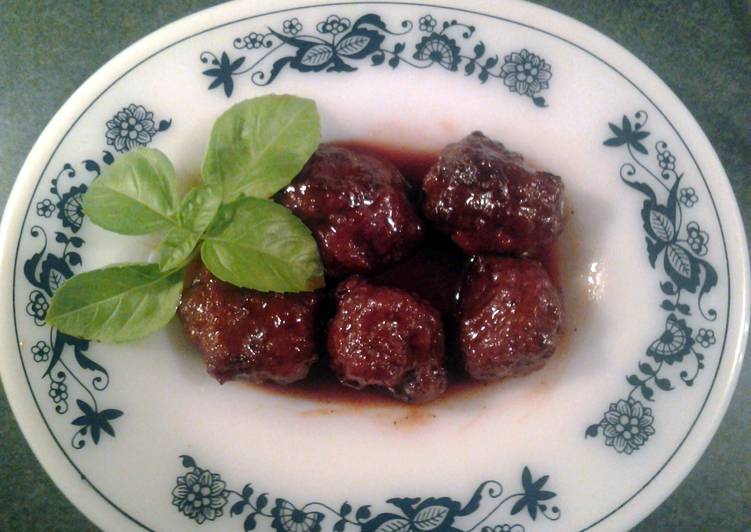 Recipe of Quick Sweet and Spicy Meatballs