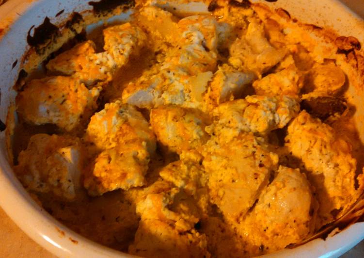 Step-by-Step Guide to Make Award-winning Ranch dip chicken &amp; potatoes