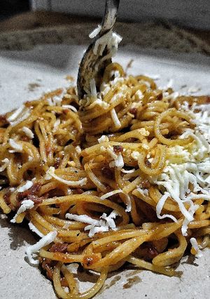 Foto resep Spageti bolognise instant lidah indonesia