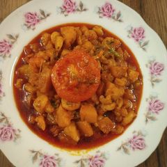 A picture of Aloo Kardi Sukha.