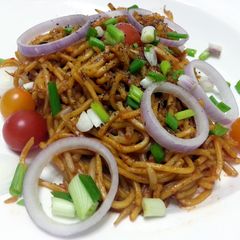 A picture of Spicy Vegetarian Noodle.