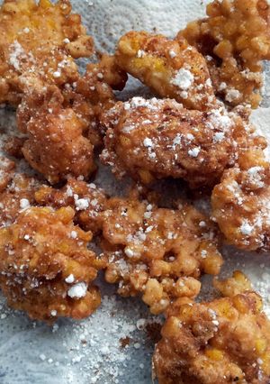 A picture of Corn fritters.