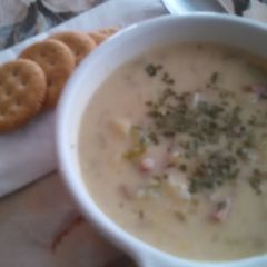A picture of Sausage and Potato Soup.