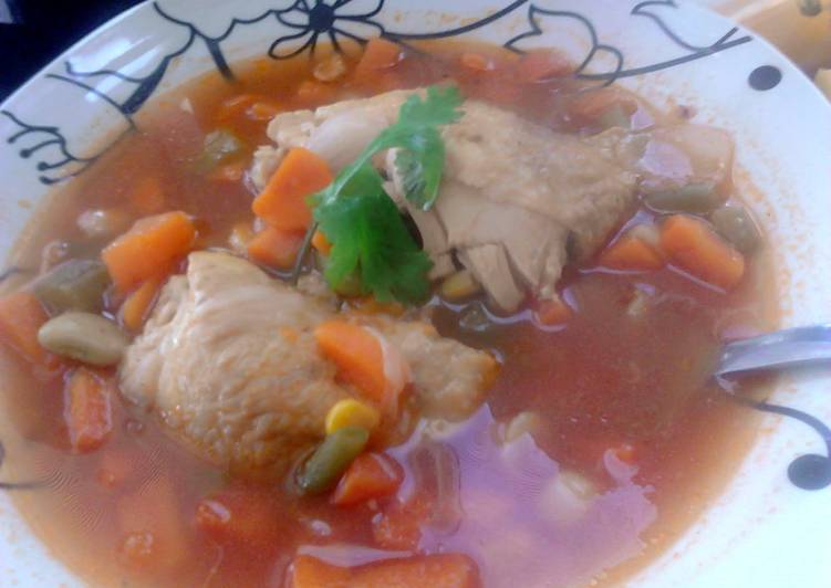 How to Make Homemade chicken stew