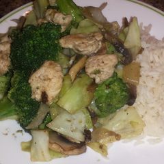 A picture of Healthy chicken stir fry.