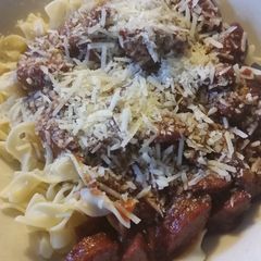 A picture of Daddy's Kielbasa Stuff.