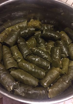صورة لوصفة ورق عنب بدبس الرمان