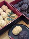 Ohagi with Adzuki Beans and Kinako Powder