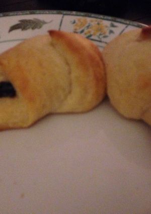 A picture of Chocolate Croissants.