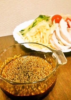A picture of Easy & Homemade Sauce for Chilled Chinese Noodles.