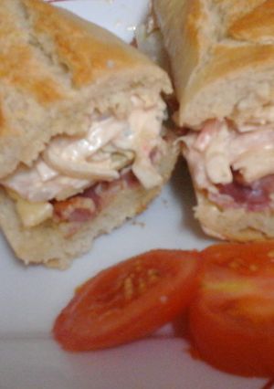 A picture of My Real Tasty Sandwich 😍.