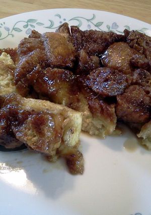 A picture of French toast casserole.