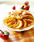 Baked Apple Cinnamon Maple Bread Pudding